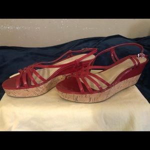 Ann Taylor Wedge Sandals